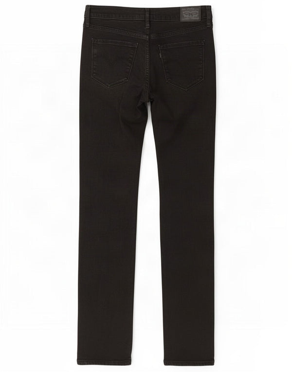 Levi's Womens 312 Shaping Slim Jeans W28 L32 Μαύρο βαμβακερό