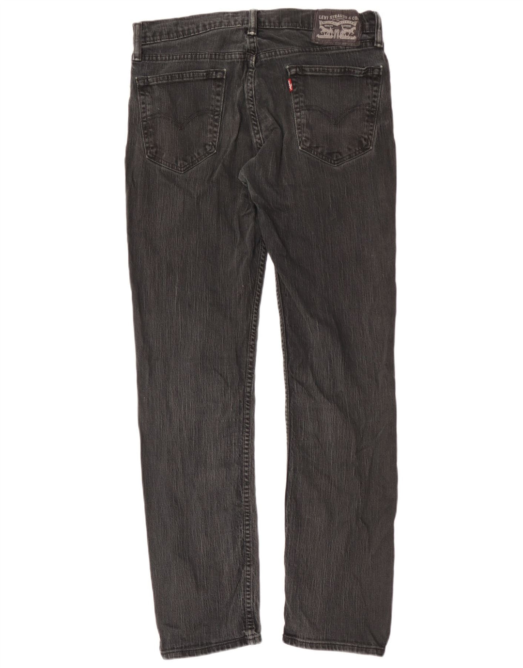 Ανδρικό τζιν Levi's Distressed Straight W33 L32 Μαύρο βαμβακερό