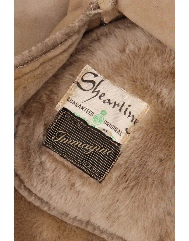 Γυναικείο παλτό VINTAGE Shearling IT 46 Large Beige Shearling