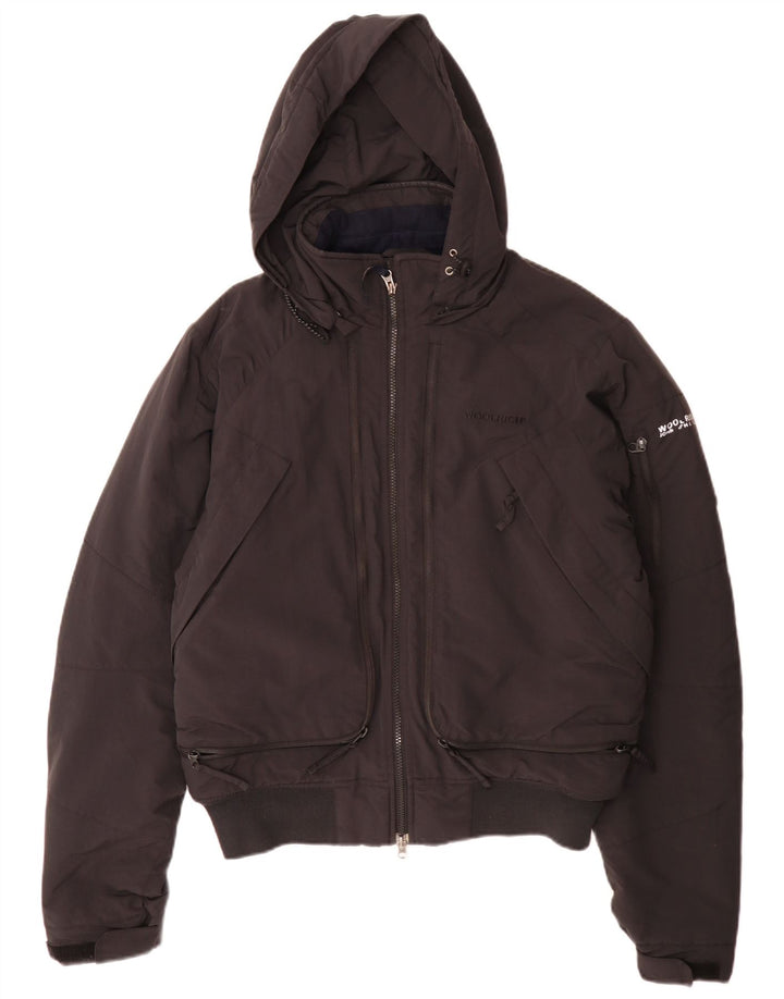 Woolrich Ανδρικό μπουφάν με κουκούλα Bomber padded UK 38 Medium Black