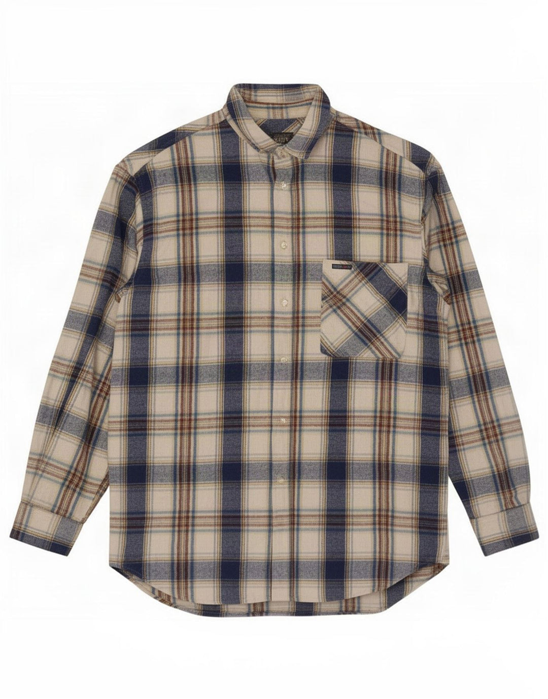 Think Pink Ans Flannel Shirt 2XL Blue Check