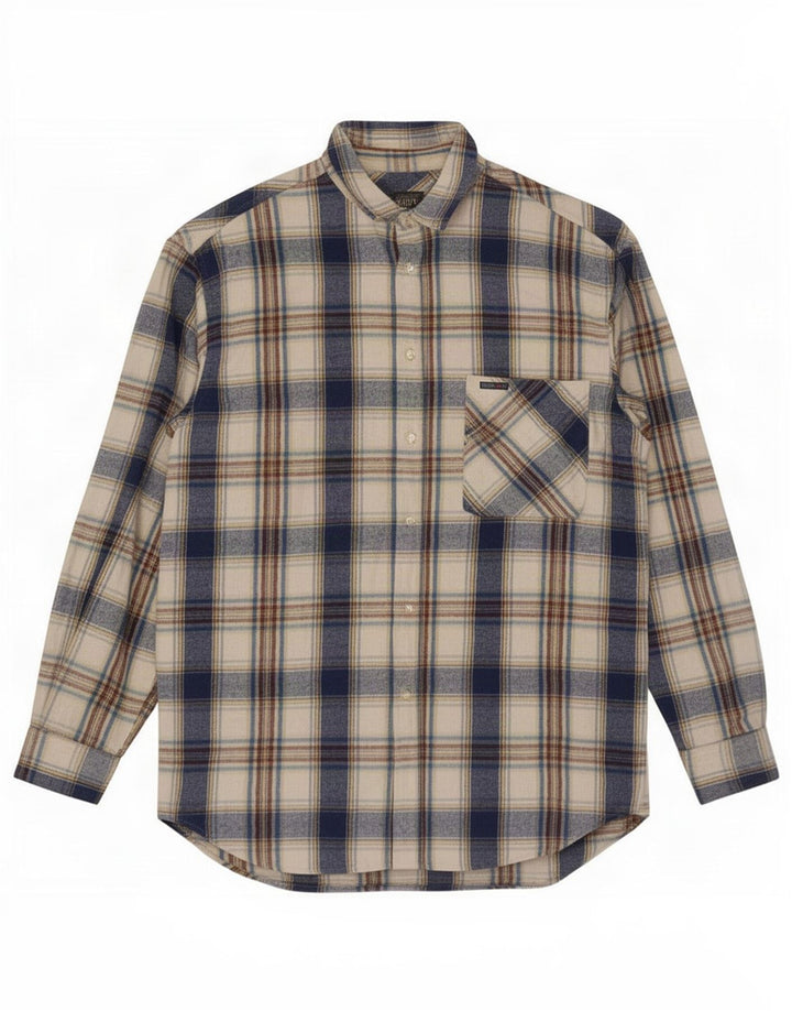 Think Pink Ans Flannel Shirt 2XL Blue Check