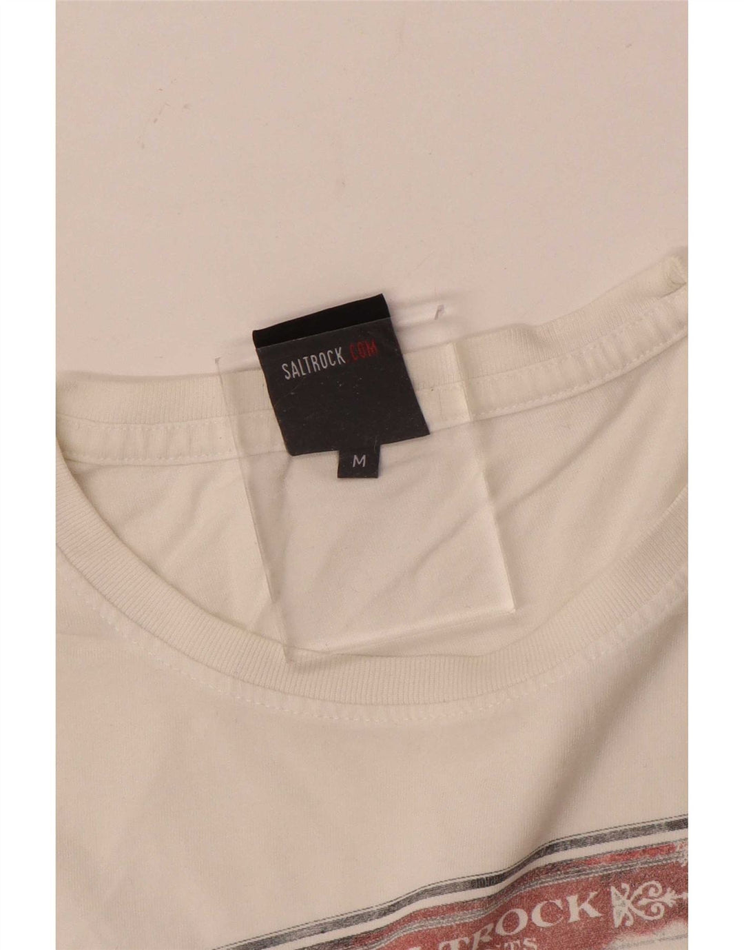 Ανδρικό γραφικό μπλουζάκι Saltrock Top Medium White