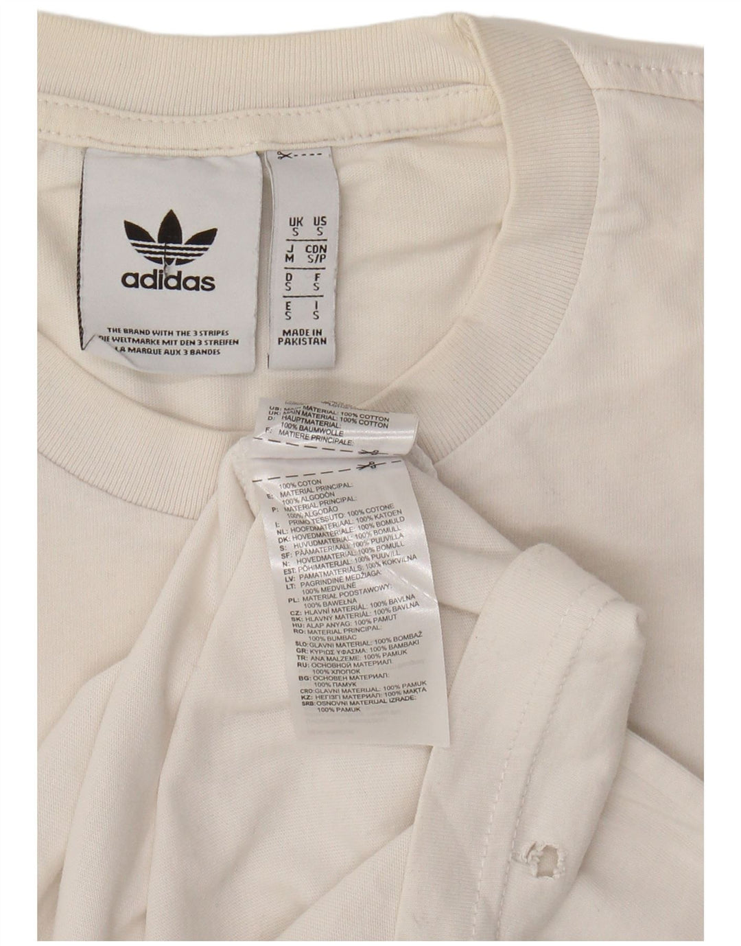 Ανδρικό γραφικό T-Shirt ADIDAS Top Small White Βαμβακερό