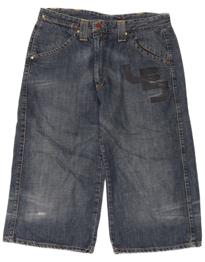 Ανδρικό γραφικό τζιν βερμούδα Levi's Medium W32 Μπλε βαμβακερό