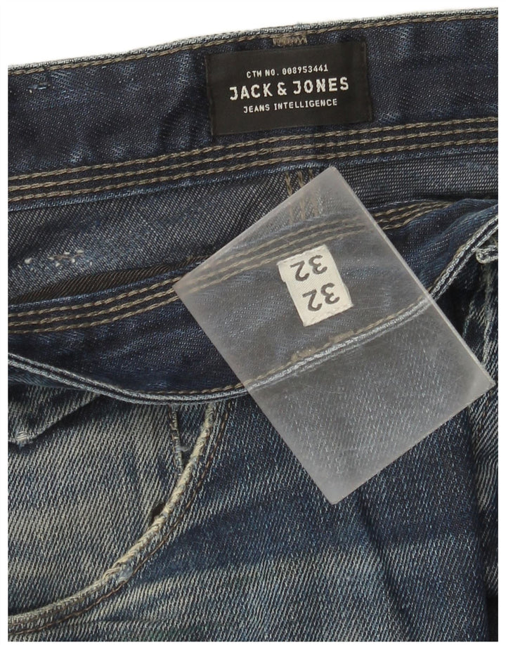 Jack & Jones Ανδρικό τζιν ίσιο W32 L32 Μπλε βαμβακερό