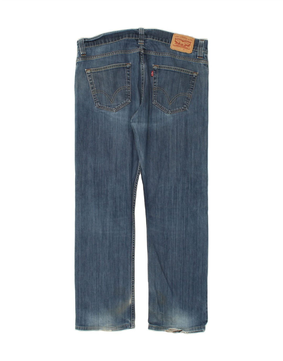 Ανδρικό τζιν LEVI'S ίσιο W38 L32 Μπλε βαμβακερό