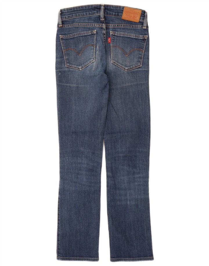 Levi's Womens 714 Straight Jeans Μέγεθος 23 W23 L28 Μπλε βαμβακερό