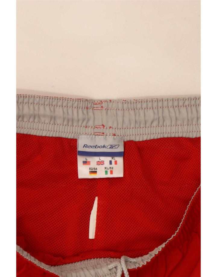 Ανδρική αθλητική φόρμα Reebok Capri Παντελόνι μεγάλο κόκκινο