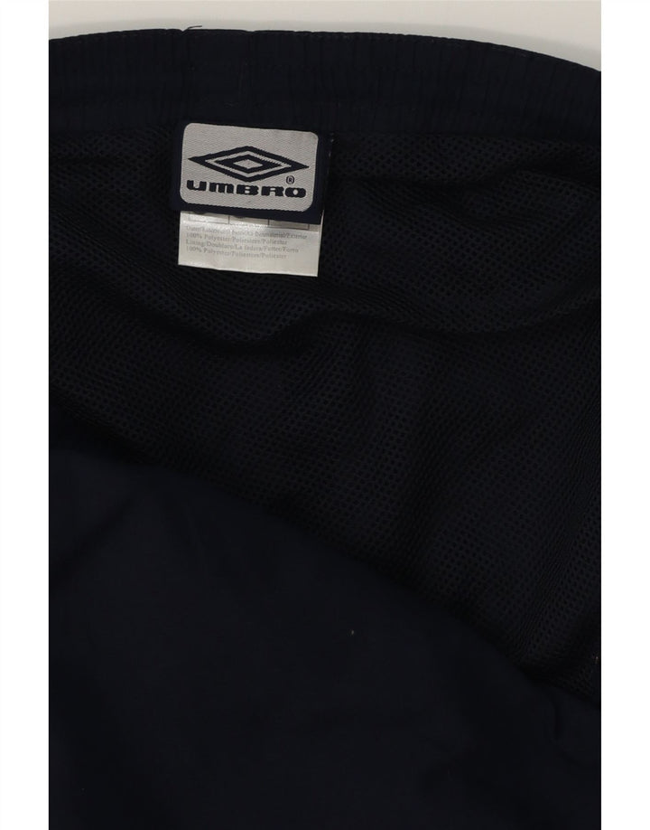 Ανδρικό γραφικό σορτς κολύμβησης UMBRO, μεσαίο μπλε ναυτικό, πολυεστέρας