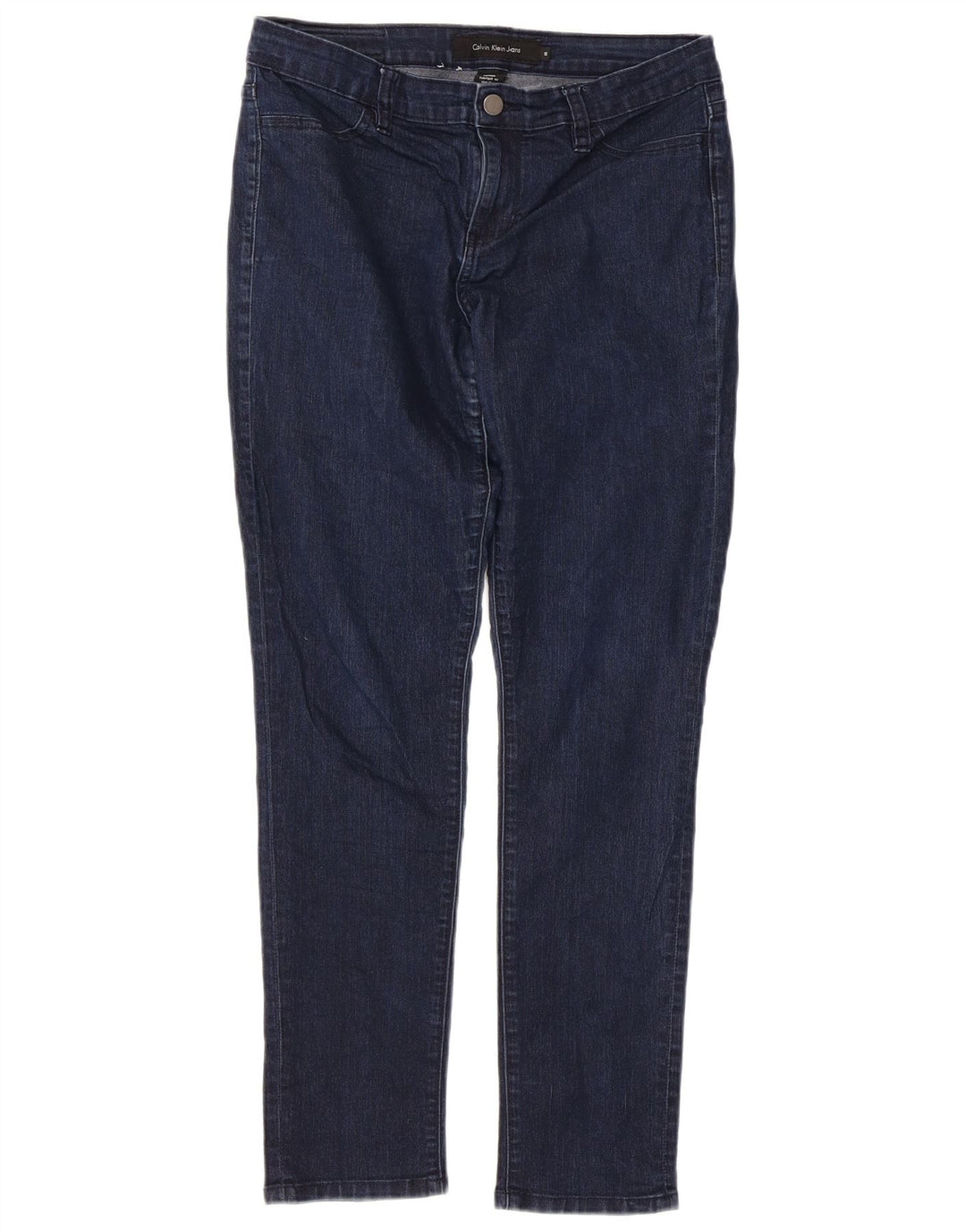 Calvin Klein Jeans Γυναικεία Slim Jeans US 10 Medium W32 L29 Navy Blue Cotton