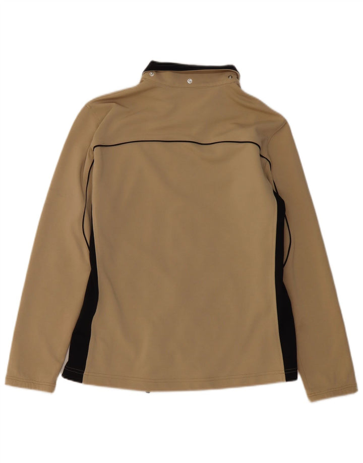 Γυναικεία αθλητική φόρμα ASICS Top Jacket UK 14 Large Beige Colourblock