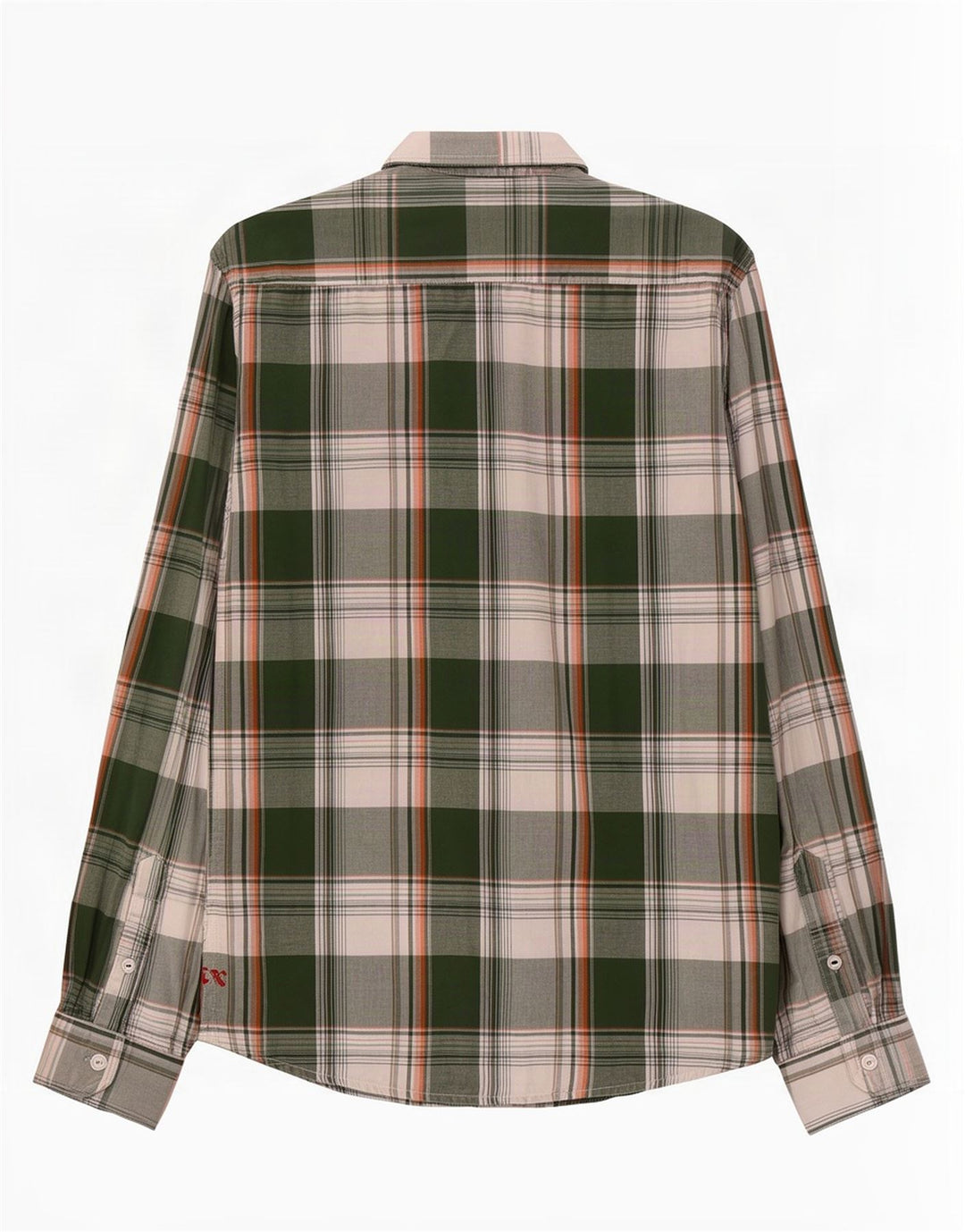 Jack & Jones Ανδρικό φανελένιο πουκάμισο μεγάλο πράσινο καρό βαμβακερό
