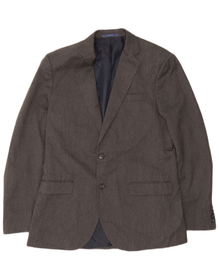 Marks & Spencer Ανδρικό μπουφάν blazer UK 40 Large Grey Polyester