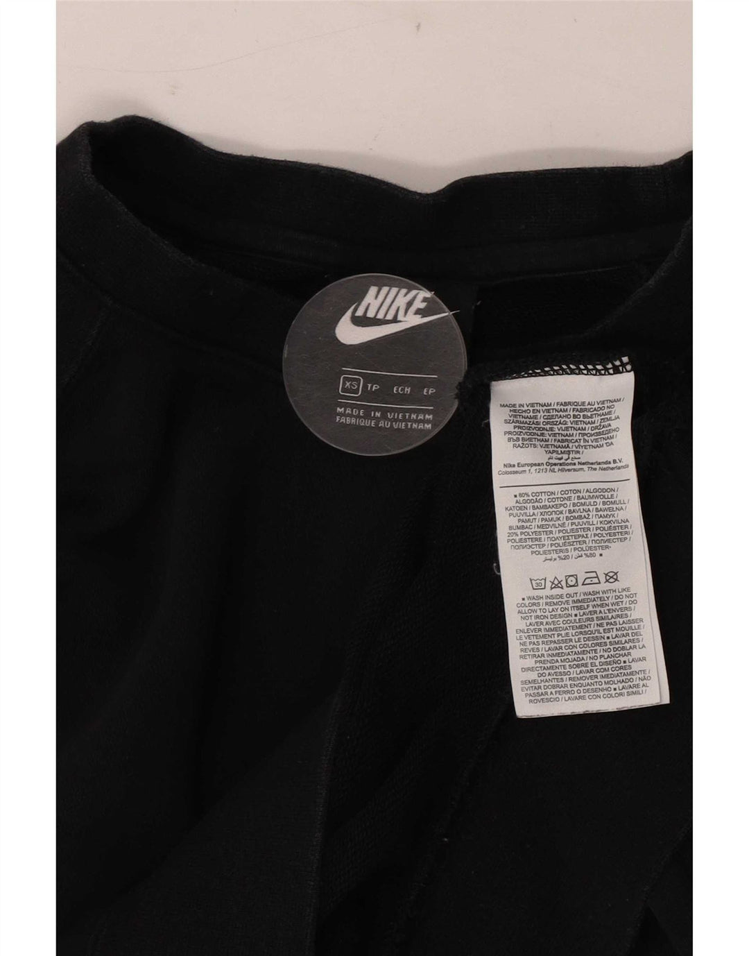 Ανδρικό γραφικό φούτερ Nike Jumper XS Μαύρο βαμβακερό