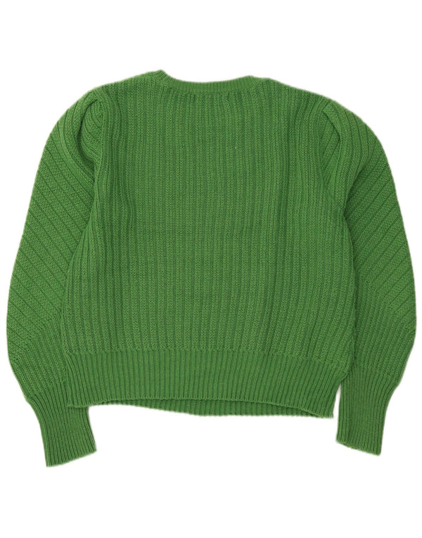 Marks & Spencer Γυναικείο πουλόβερ με λαιμόκαυστο UK 12 Medium Green