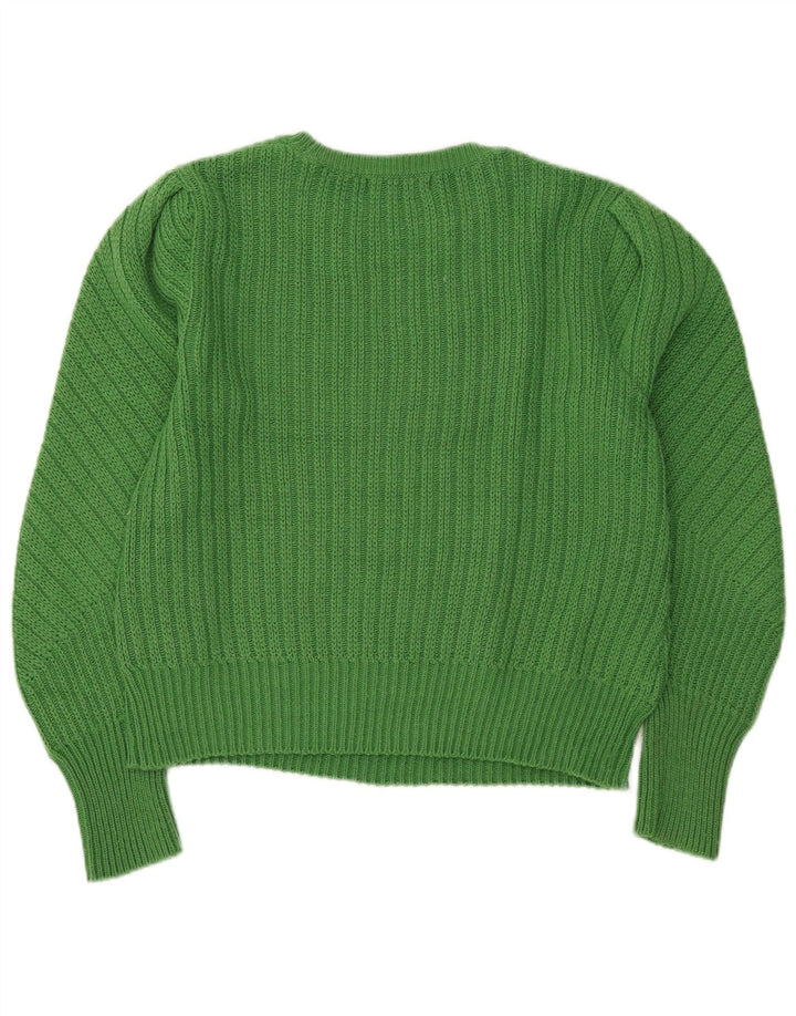 Marks & Spencer Γυναικείο πουλόβερ με λαιμόκαυστο UK 12 Medium Green