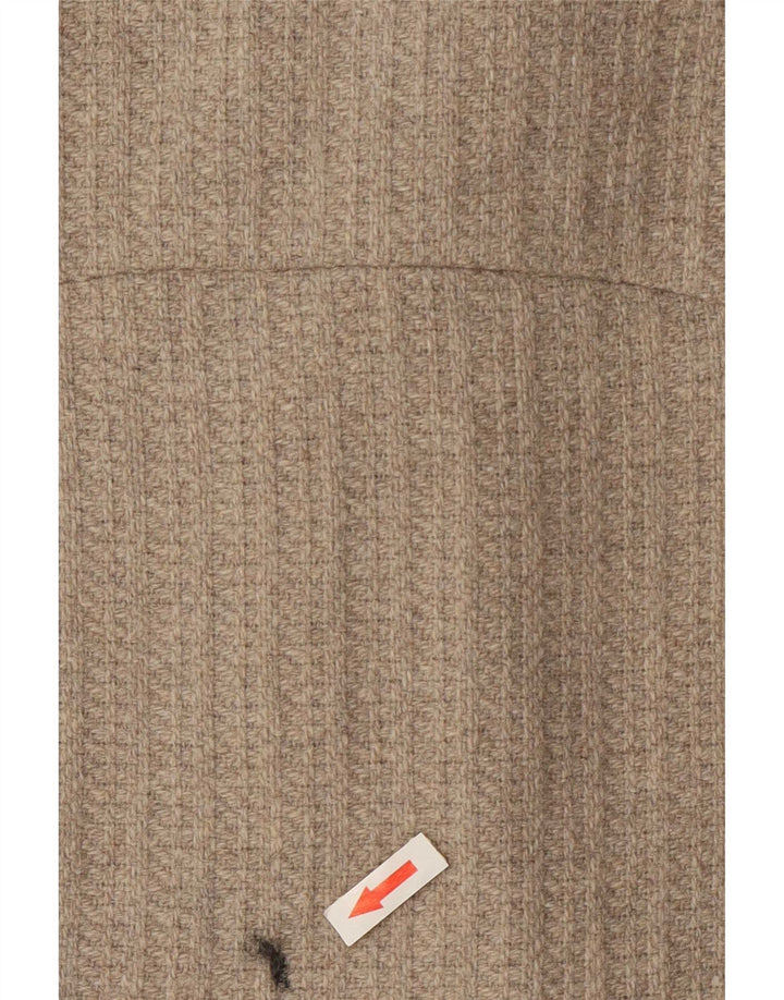 Γυναικείο Oasis Oversized Ανοιχτό Πανωφόρι UK 10 Small Beige Wool