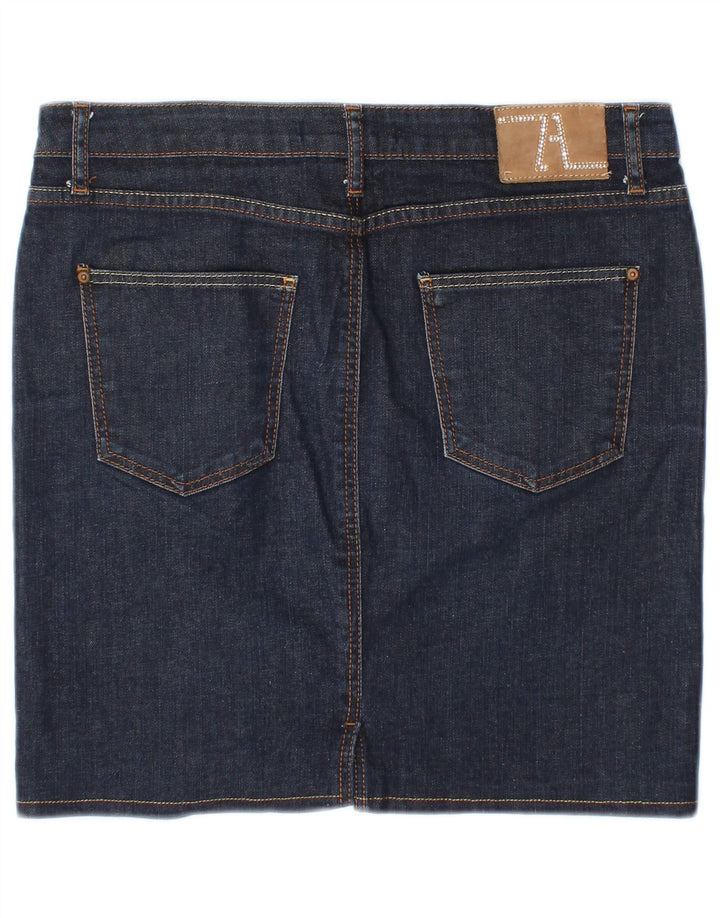 ZARA Γυναικεία Τζιν Φούστα EU 38 Small W28 Navy Blue