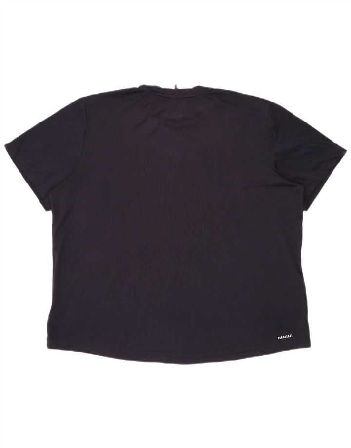 Ανδρικό T-Shirt Aeroready ADIDAS Top XL Navy Blue Polyester