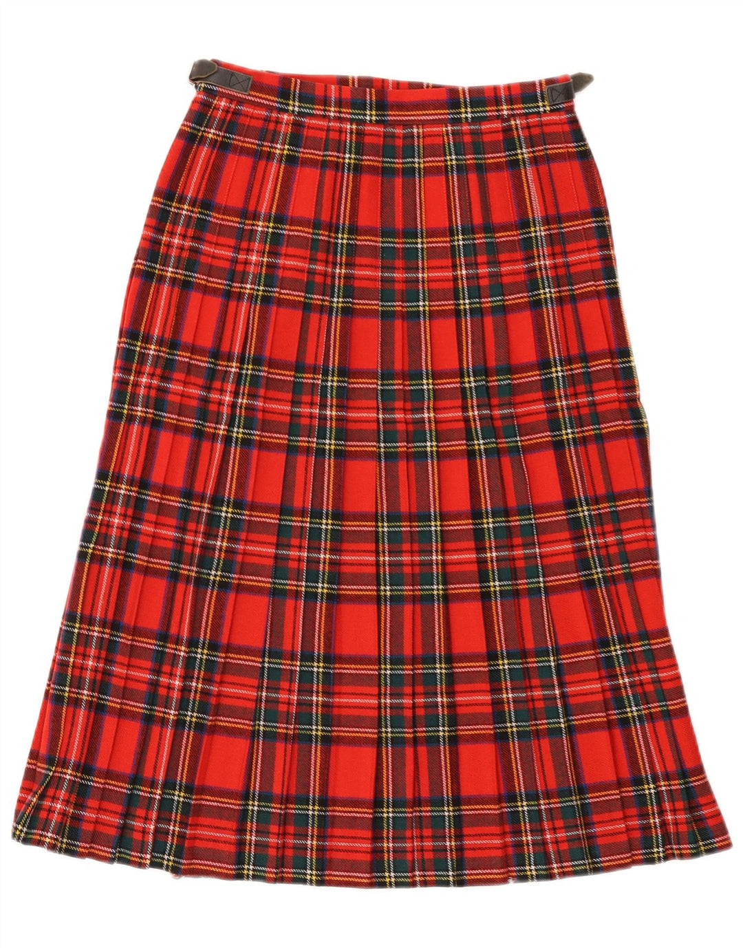 VINTAGE Γυναικεία Wrap Φούστα W26 Small Red Check