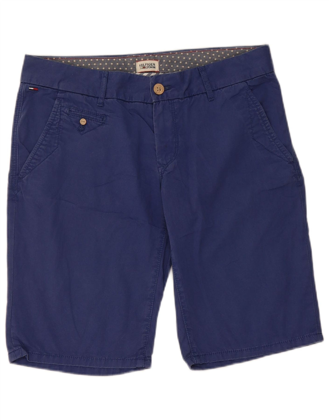 Γυναικείο σορτς Chino Tommy Hilfiger W28, μεσαίο μπλε βαμβακερό