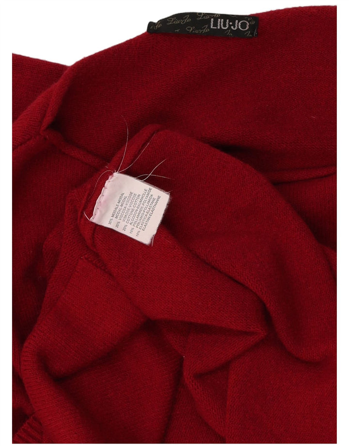 Liu Jo γυναικείο φόρεμα άλτης UK 12 Medium Red Modal