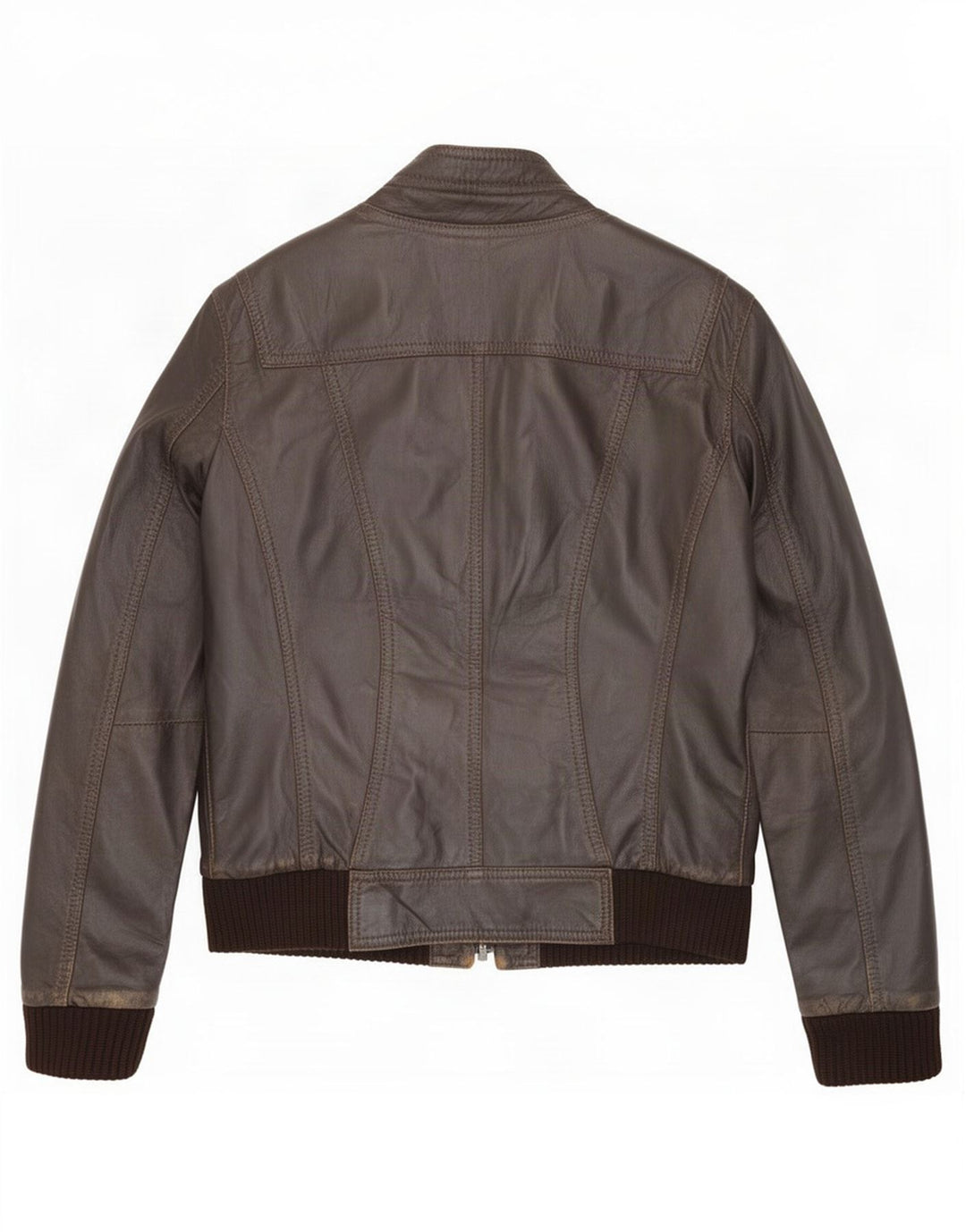 Vintage Ανδρικό Bomber Δερμάτινο Μπουφάν IT 48 Μεσαίο Καφέ