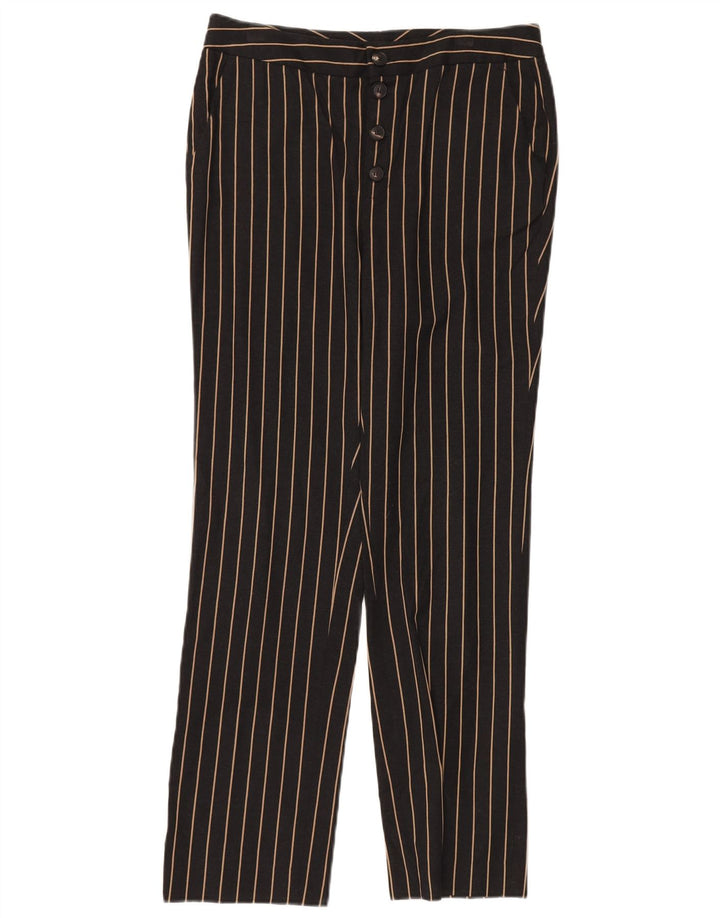 MASSIMO DUTTI Γυναικείο ψηλόμεσο παντελόνι Chino EU 38 Small W28 L28 Μαύρο