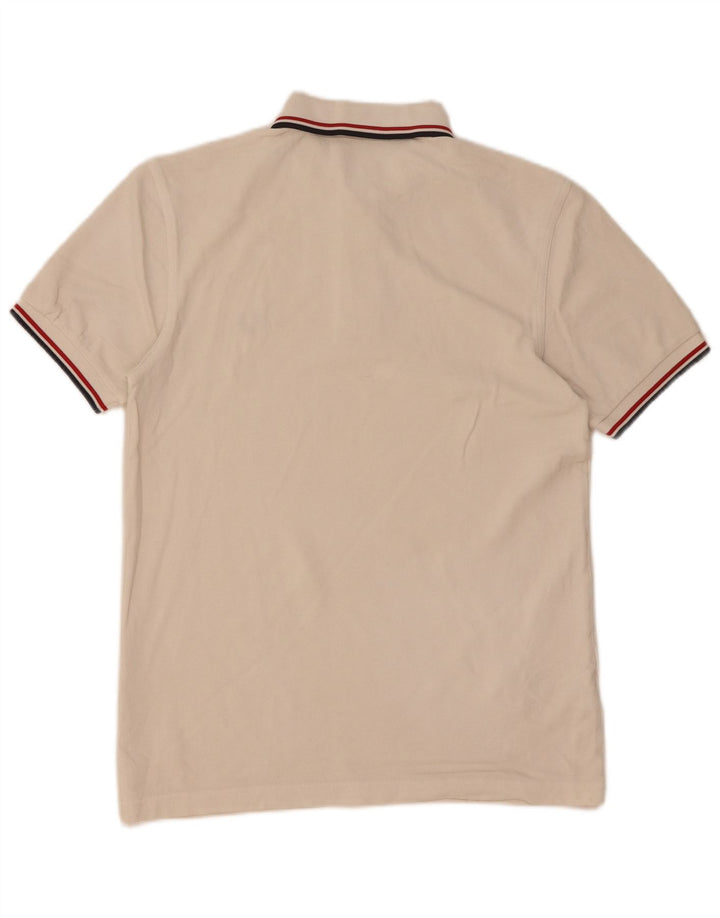 Fred Perry Ανδρικό μπλουζάκι πόλο, μικρό λευκό βαμβακερό ριγέ