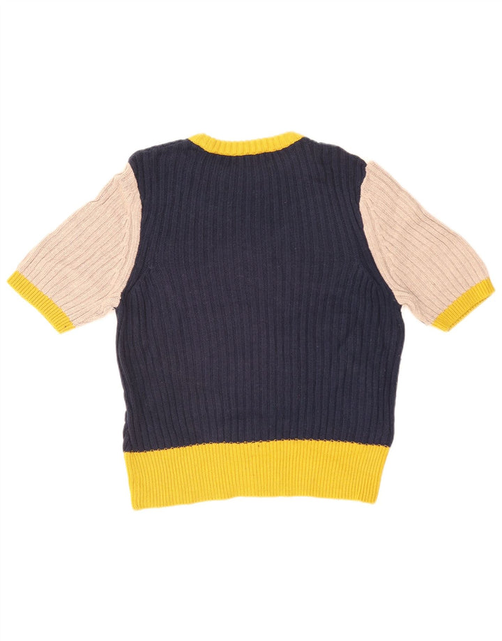 Marks & Spencer Γυναικείο πουλόβερ με λαιμόκοψη UK 14 Medium πολύχρωμο