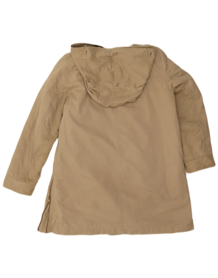 Zara Γυναικείο μπουφάν Parka με κουκούλα UK 16 Large Beige