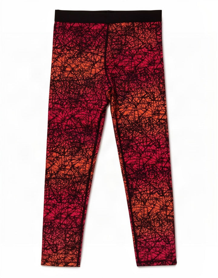 Champion Womens Abstract Pattern Κολάν Capri UK 16 Large Pink