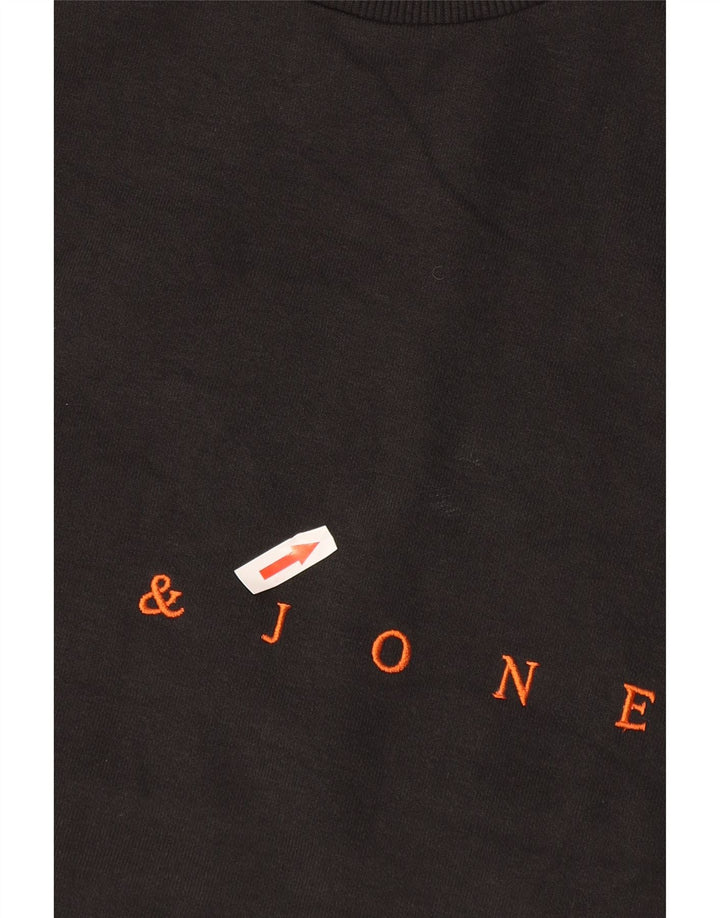 Ανδρικό γραφικό φούτερ Jack & Jones, μεσαίο γκρι βαμβακερό