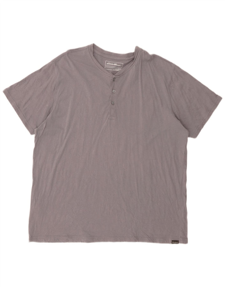 EDDIE BAUER Ανδρικό T-Shirt Top XL Γκρι βαμβακερό