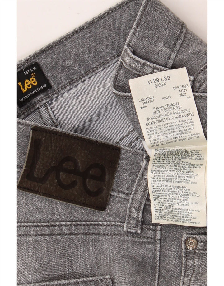LEE Γυναικείο Τζιν Daren Slim W29 L28 Γκρι βαμβακερό