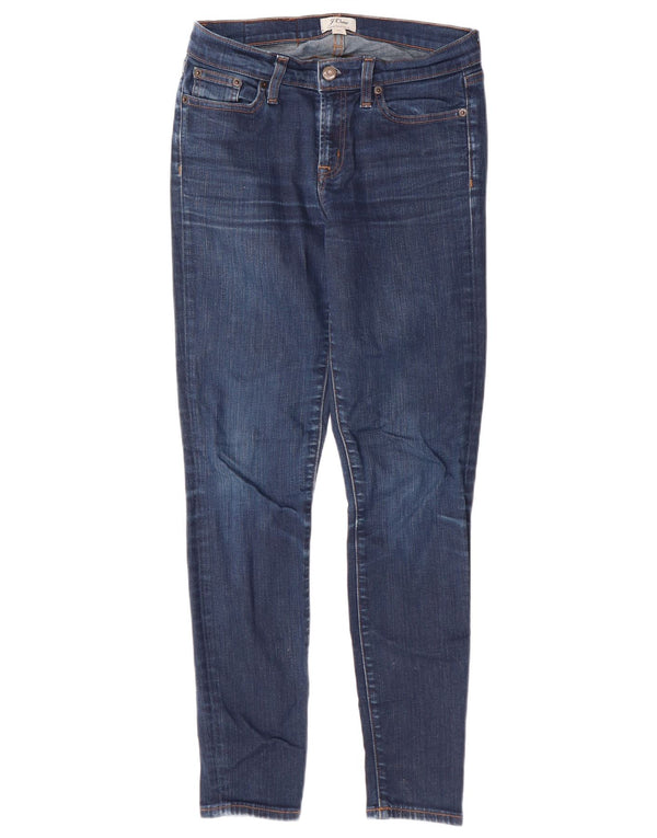 J. Crew Γυναικεία Οδοντογλυφίδα Skinny Jeans W26 L28 Μπλε βαμβακερό