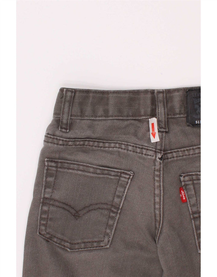 Levi's Boys 511 Distressed Slim Jeans 4-5 ετών W22 L18 Γκρι βαμβακερό