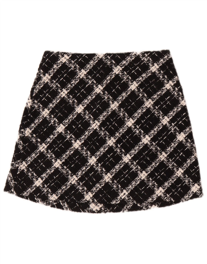 Zara Γυναικεία Μίνι Φούστα XS W24 Black Check