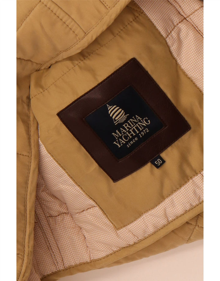 Marina Yachting Mens Quilted Gilet IT 50 Large Beige
