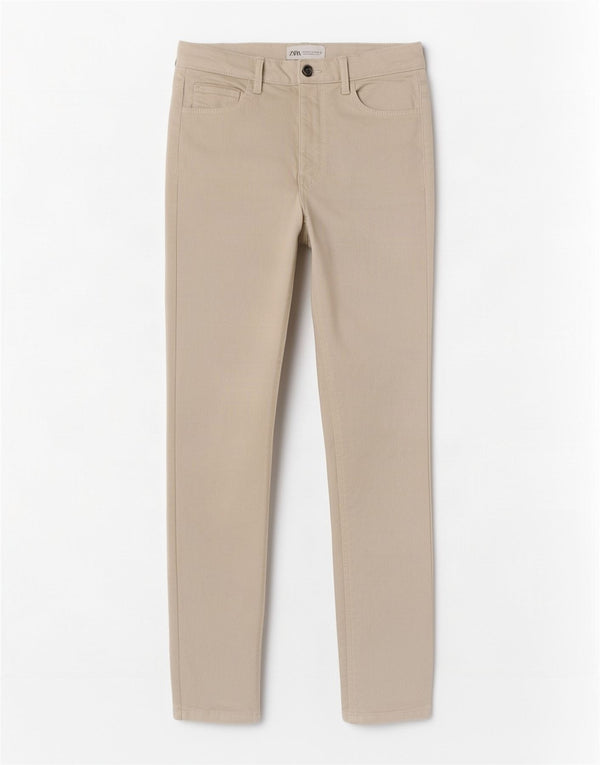Zara Γυναικείο Slim Jeans EU 38 Small W28 L27 Λευκό