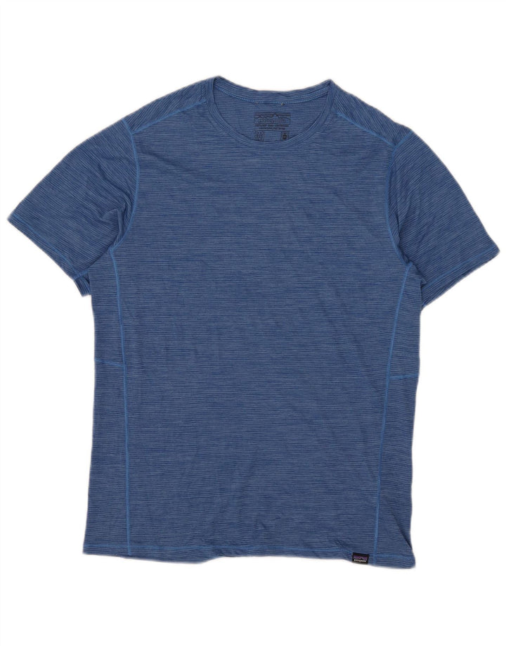 Ανδρικό T-Shirt Patagonia Top Medium Blue Pinstripe Polyester
