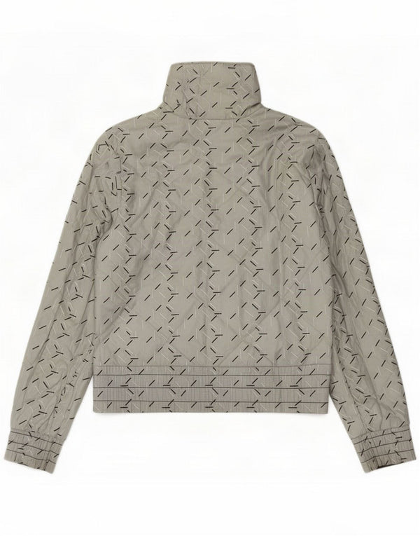 Γυναικείο αναστρέψιμο μπουφάν Nike UK 8/10 Small Grey Geometric Nylon