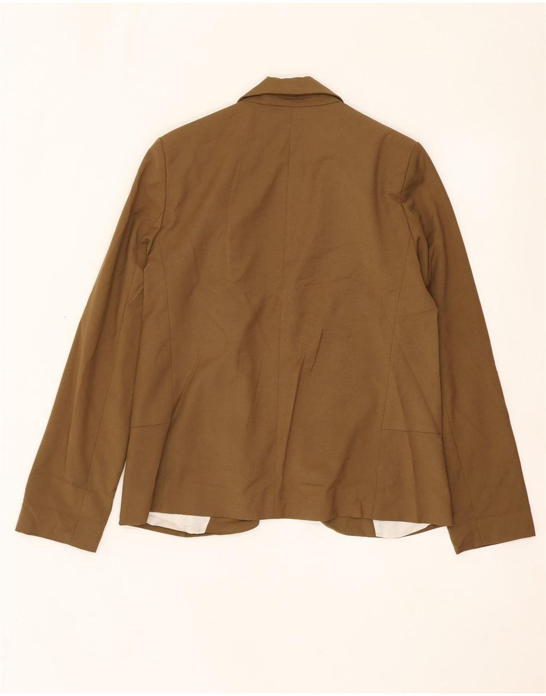 Topshop Γυναικείο Open Oversized Blazer Jacket UK 10 Small Brown Polyester
