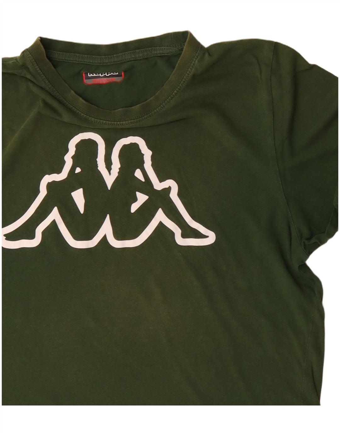 Ανδρικό γραφικό T-Shirt Kappa Top Μεσαίο πράσινο βαμβακερό