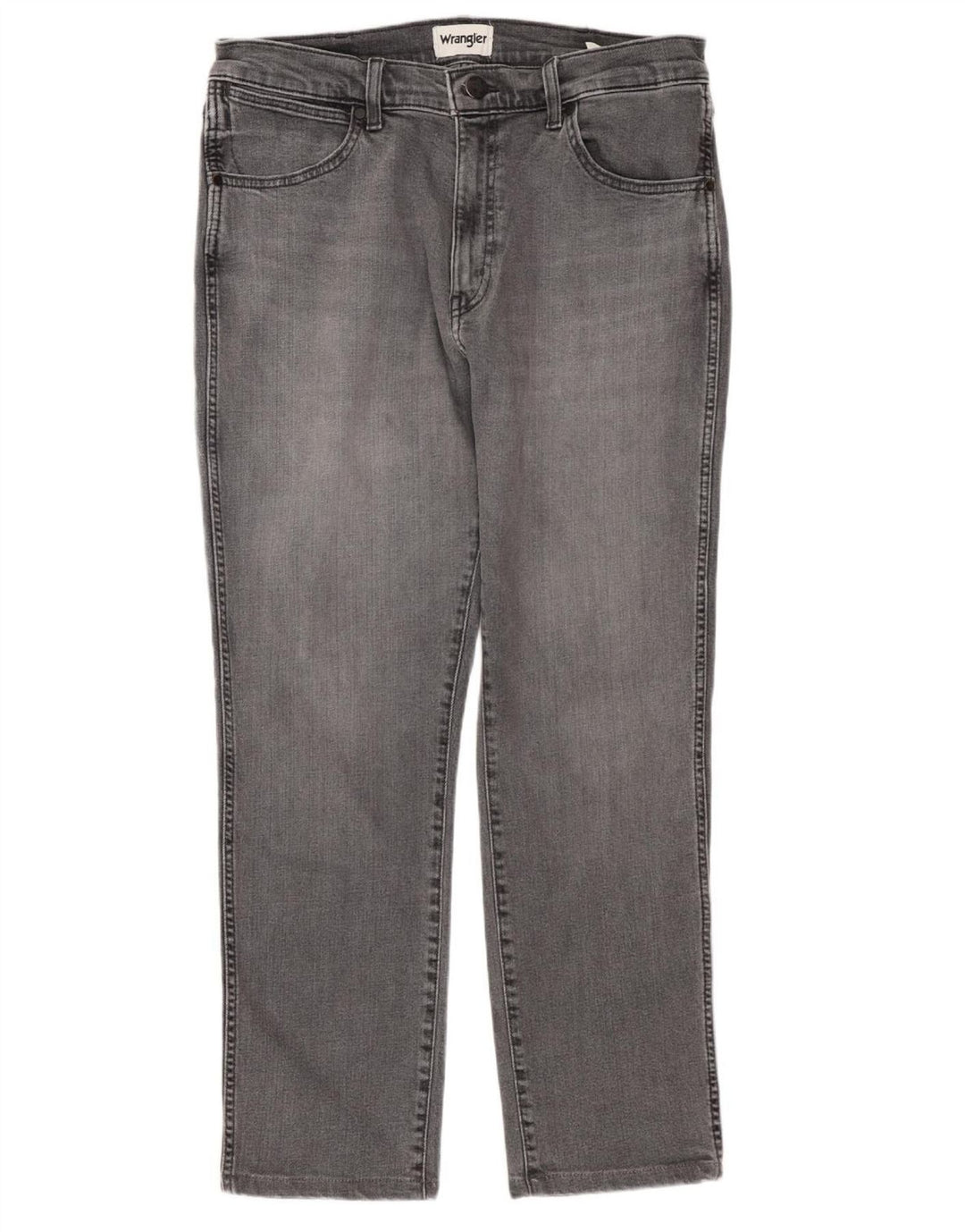 WRANGLER Ανδρικό τζιν Larston Slim W33 L27 Γκρι βαμβακερό