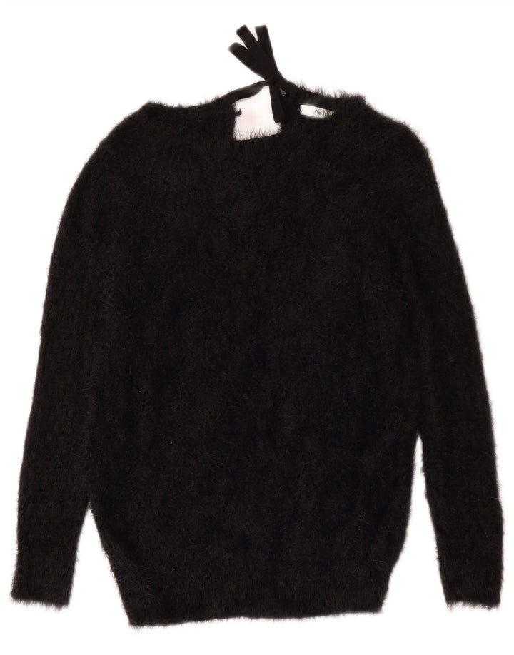 Γυναικείο πουλόβερ Oasis Boat Neck Jumper UK 10 Small Black Polyamide