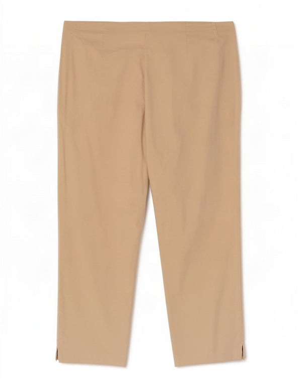 Marks & Spencer Γυναικείο Παντελόνι Capri UK 14 Μεγάλο W32 L21 Μπεζ βαμβακερό