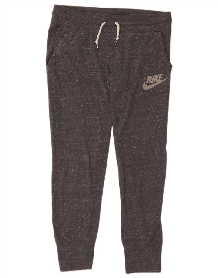 Γυναικεία αθλητική φόρμα NIKE Παντελόνι Joggers UK 6 XS Γκρι βαμβακερό