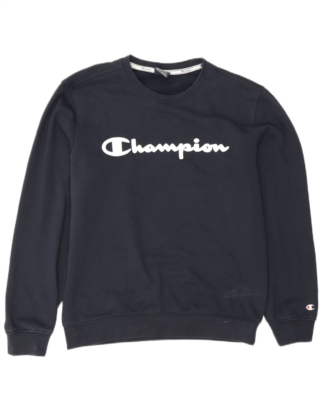 Ανδρικό γραφικό φούτερ Champion Jumper Medium Navy Blue Cotton